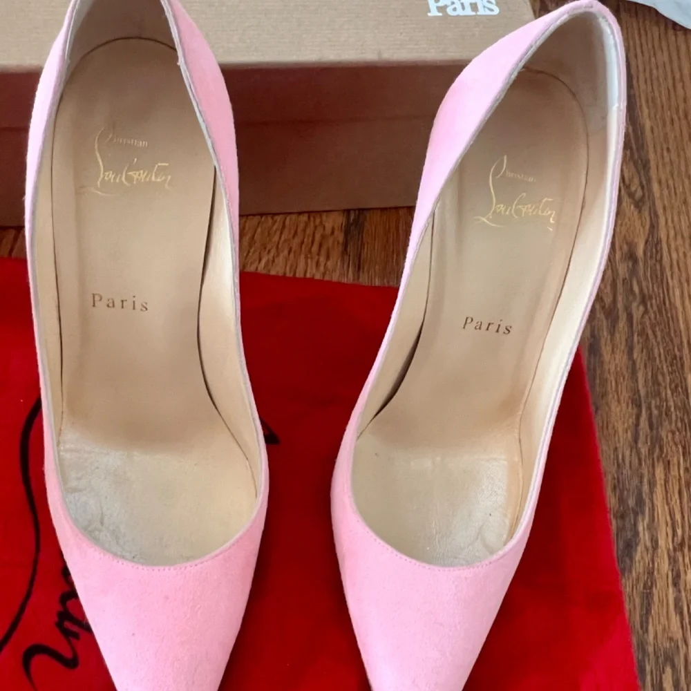 Christian Louboutin Decoltish 100 suede dolly - Picture 5 of 6
